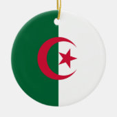 Algerijnse vlag keramisch ornament (Voorkant)