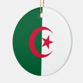 Algerijnse vlag keramisch ornament (Links)