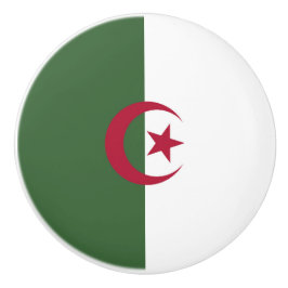 Algerijnse vlag keramische knop