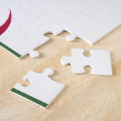 Algerijnse vlag legpuzzel (Zijkant)