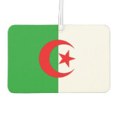Algerijnse vlag luchtverfrisser (Achterkant)