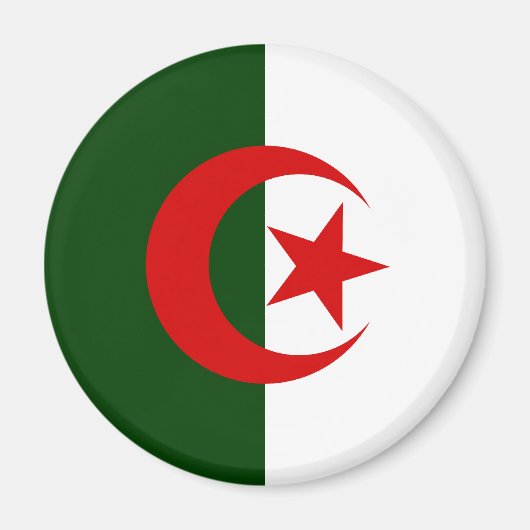 Algerijnse vlag magneet (Voorkant)