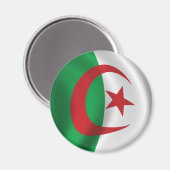 Algerijnse vlag magneet (Voorkant / Achterkant)