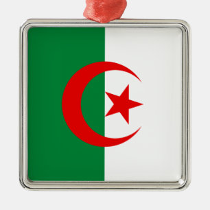 Algerijnse vlag metalen ornament