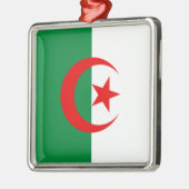 Algerijnse vlag metalen ornament (Links)