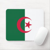 Algerijnse vlag muismat (Met muis)