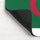 Algerijnse vlag muismat (Hoek)