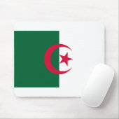 Algerijnse vlag muismat (Met muis)