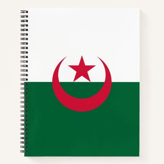 Algerijnse vlag notitieboek (Voorkant)