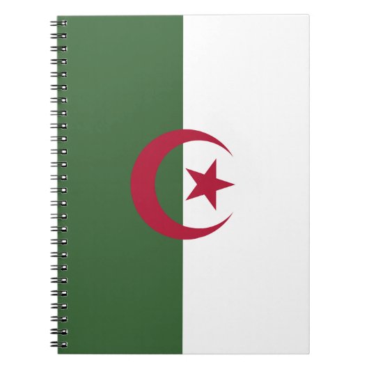 Algerijnse vlag notitieboek (Voorkant)
