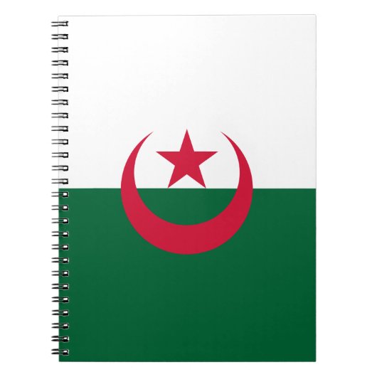 Algerijnse vlag notitieboek (Voorkant)