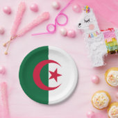 Algerijnse vlag papieren bordje (Feest)