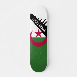 Algerijnse vlag persoonlijk skateboard