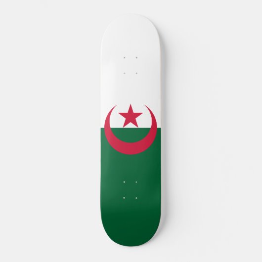 Algerijnse vlag persoonlijk skateboard (Voorkant)