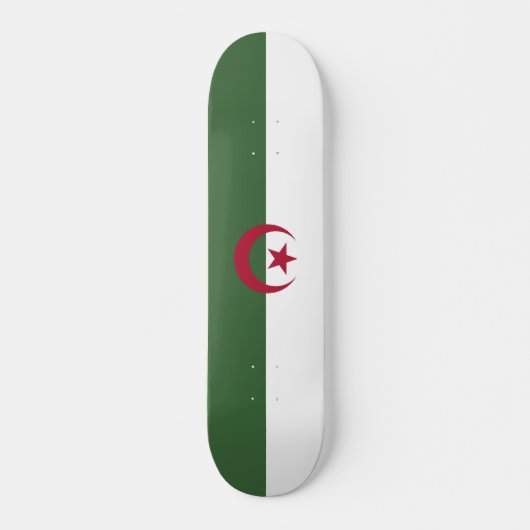 Algerijnse vlag persoonlijk skateboard (Voorkant)