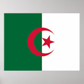 Algerijnse vlag poster (Voorkant)