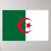 Algerijnse vlag poster (Voorkant)