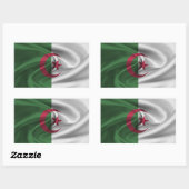 Algerijnse vlag rechthoekige sticker (Vel)