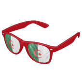 Algerijnse vlag retro zonnebril (Gekanteld)
