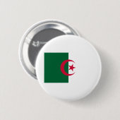 Algerijnse vlag ronde button 5,7 cm (Voorkant /achterkant)