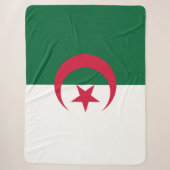 Algerijnse vlag sherpa deken (Voorkant)