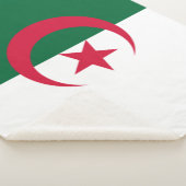 Algerijnse vlag sherpa deken (3/4)