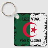 ALGERIJNSE VLAG SLEUTELHANGER (Voorkant)