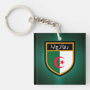 Algerijnse vlag sleutelhanger