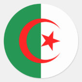 Algerijnse vlag Sticker (Voorkant)