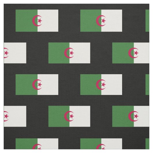 Algerijnse vlag stof (Swatch)