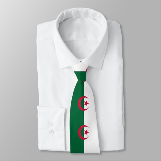 Algerijnse vlag stropdas (Gebonden)