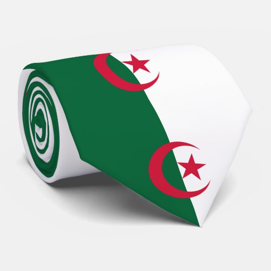 Algerijnse vlag stropdas (Opgerold)