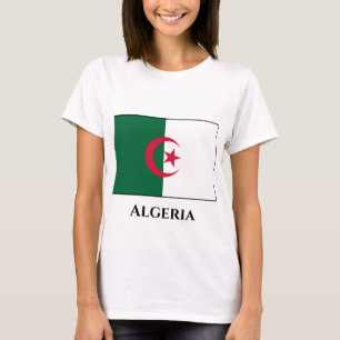 Algerijnse vlag t-shirt