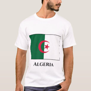 Algerijnse vlag t-shirt