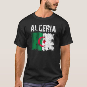 Algerijnse vlag t-shirt