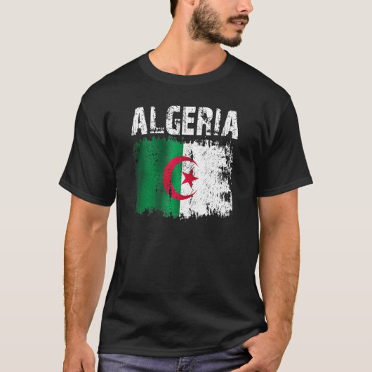Algerijnse vlag t-shirt (Voorkant)