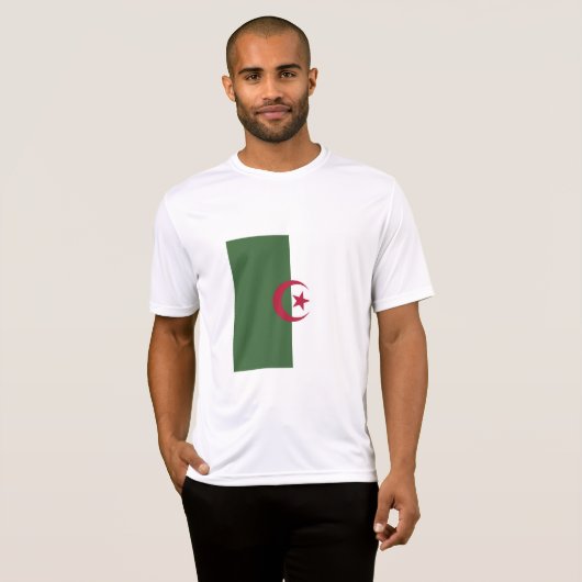Algerijnse vlag t-shirt (Voorkant volledig)