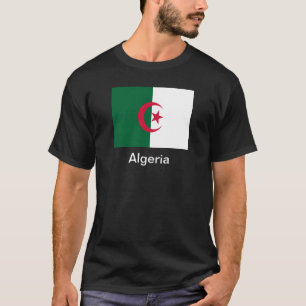 Algerijnse vlag t-shirt