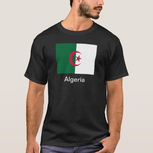 Algerijnse vlag t-shirt (Voorkant)