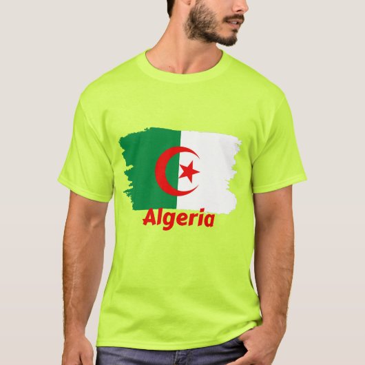 Algerijnse vlag t-shirt (Voorkant)