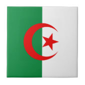 Algerijnse vlag tegeltje (Voorkant)