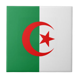 Algerijnse vlag tegeltje