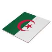 Algerijnse vlag tegeltje (Zijkant)