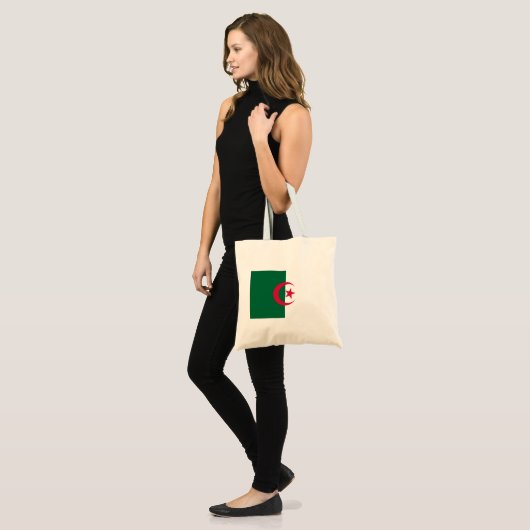 Algerijnse vlag tote bag (Voorkant (model))