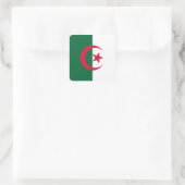 Algerijnse vlag vierkante sticker (Tas)