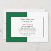 Algerijnse vlag, vlag van Algerije bruiloft Kaart (Voorkant)