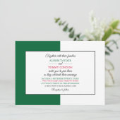 Algerijnse vlag, vlag van Algerije bruiloft Kaart (Staand voorkant)