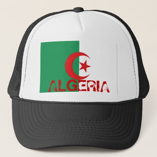 Algerijnse vrachtwagenchauffeur mesh souvenir pet (Voorkant)