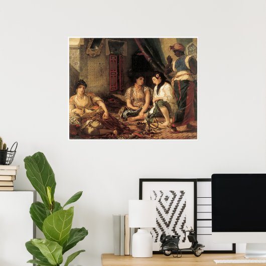 Algerijnse vrouwen in hun departementen, 1834 poster (Thuiskantoor)