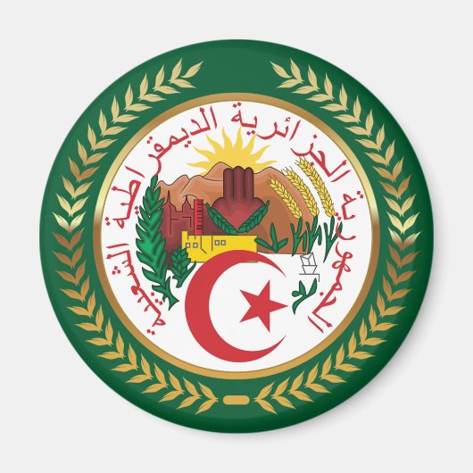 Algerijnse wapenstilstand magneet (Voorkant)